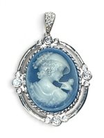 Pendente Mandile 1922 Donna Cammei  in Argento Conchiglia 2CPPC120440
